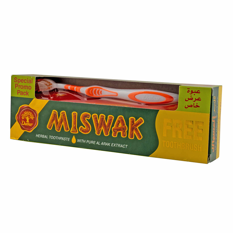 MISWAK TOOTH PASTE WITH BRUSH 190GM
