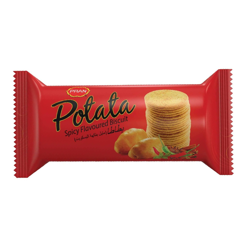 DND PRAN SPICY POTATO BISCUITS 50GM