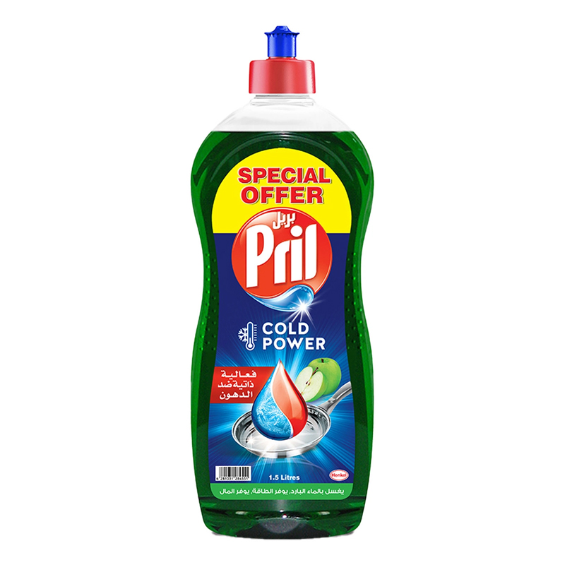 PRIL LIQUID GREEN APPLE 1.5LTR