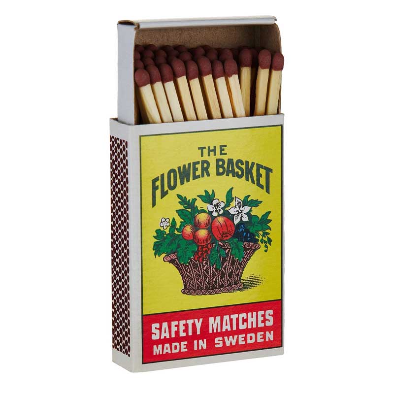 FLOWER BASKET MATCH BOX (S)10PCS