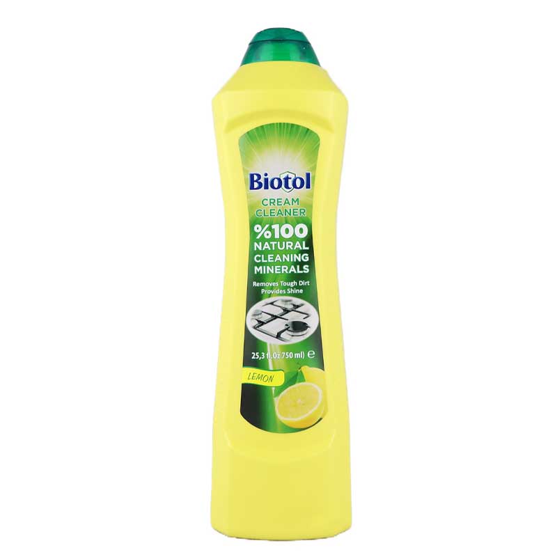 BIOTOL CREAM CLEANER LEMON 750ML
