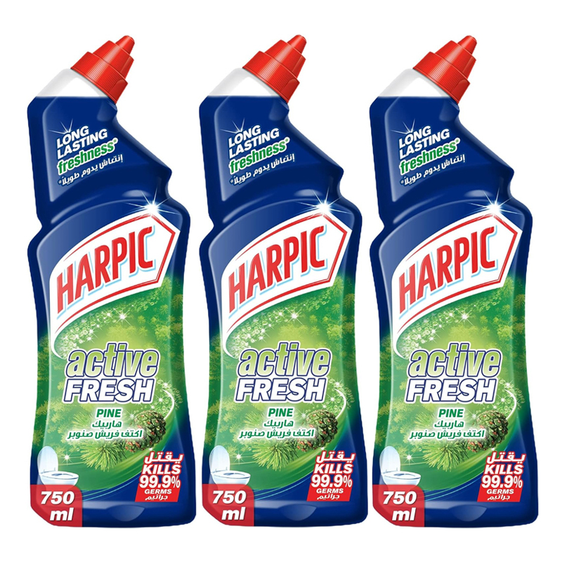 HARPIC TOILET CLEANER FRESH 3X750ML