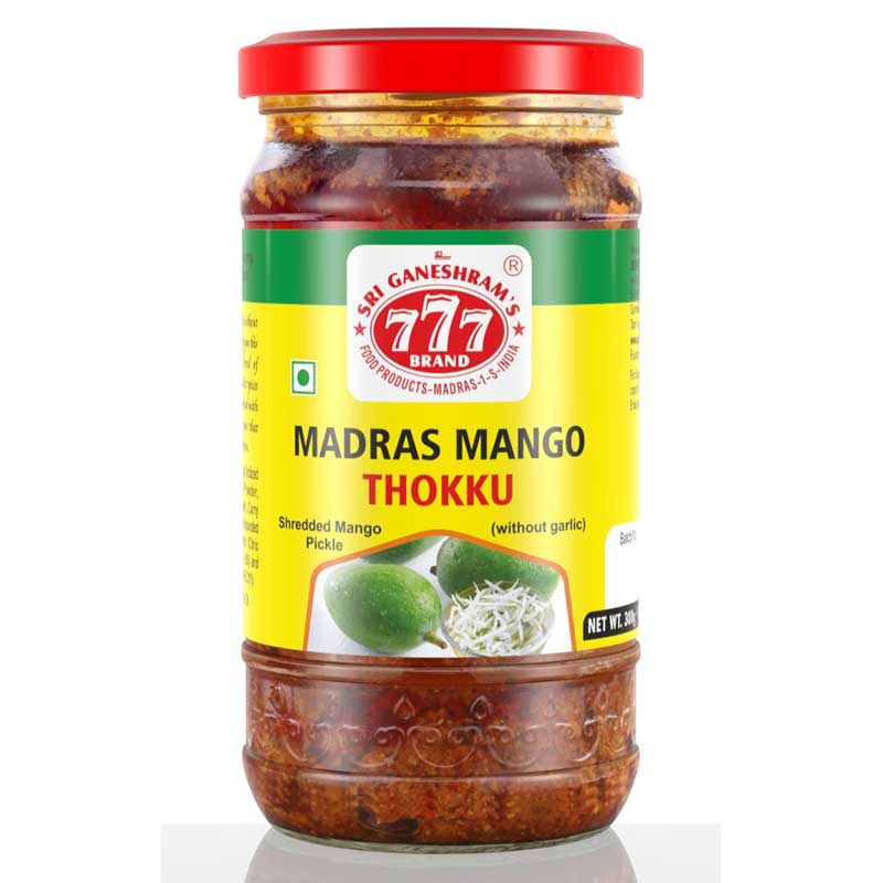 777 MADRAS MANGO THOKKU PICKLE 300GM