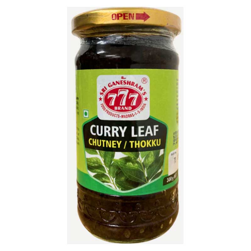 777 CURRY LEAF CHUTNEY/THOKKU 400GM