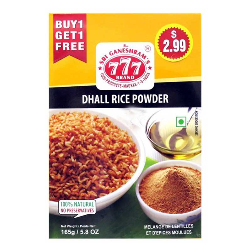 777 SPICED DHALL RICE POWDER 165GM