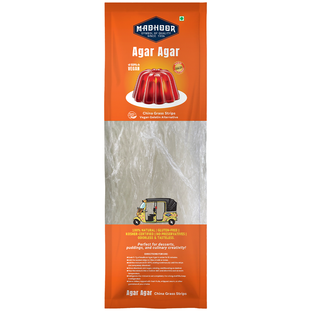 MADHOOR AGAR AGAR STRIP 25GM