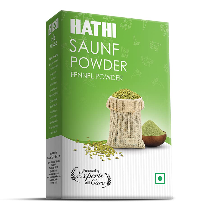 HATHI FENNEL POWDER 100GM