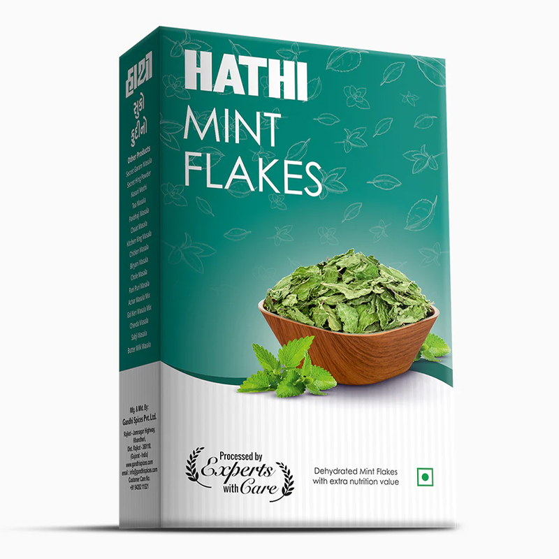 HATHI MINT FLAKES 100GM