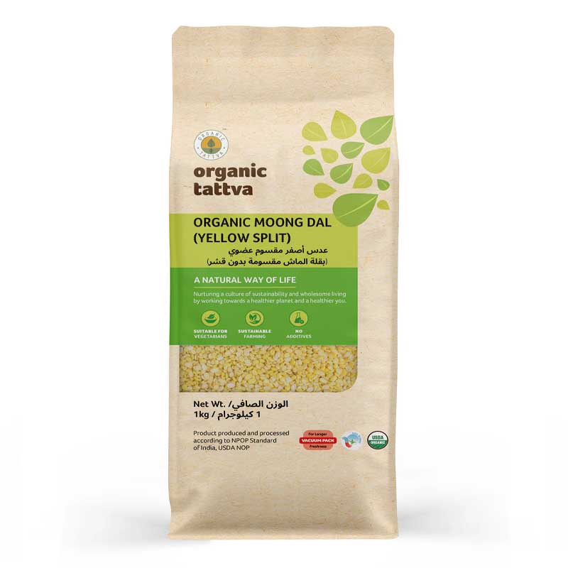 ORGANIC TATTVA MOONG DAL 1KG