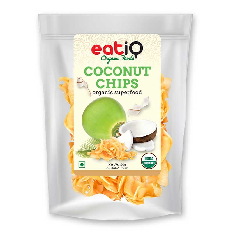 EATIQ COCONUT CHIPS 400GM