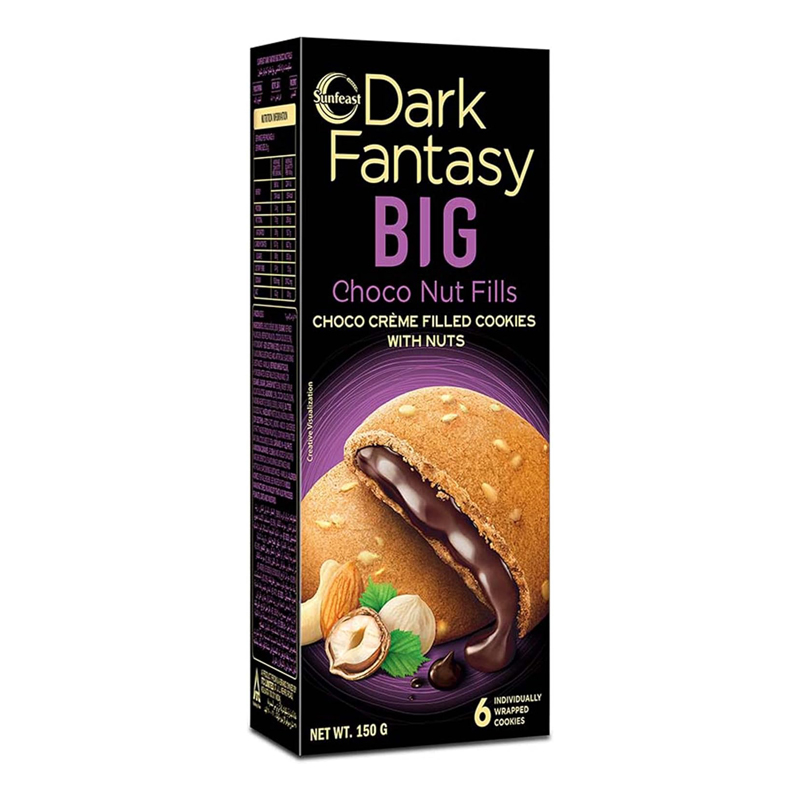 DARK FANTASY BIG CHOCO NUT FILLS 150GM