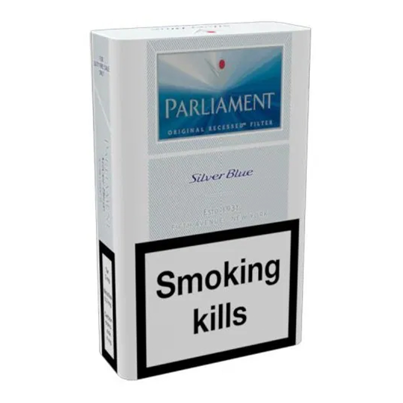 PARLIAMENT SILVER BLUE 20S