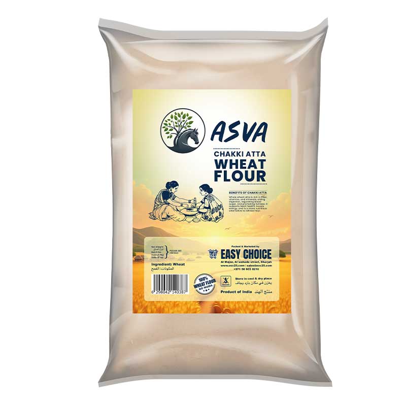 ASVA WHEAT FLOUR CHAKKI ATTA 5KG