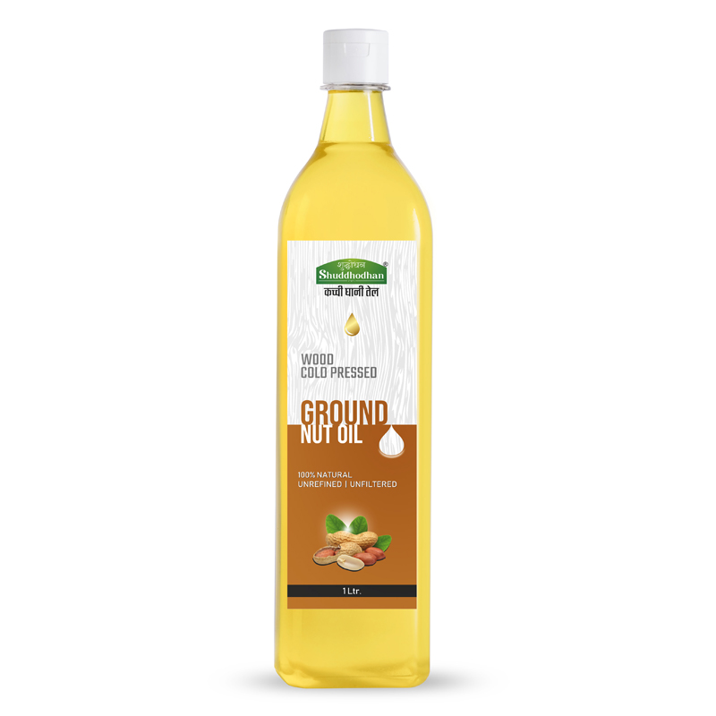 HOME TASTE WOOD COLD PRESSED GROUNDNUT OIL 1LTR