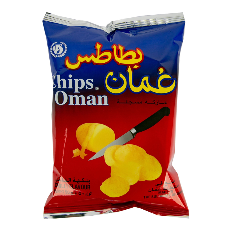 OMAN CHIPS CHILLY 50GM