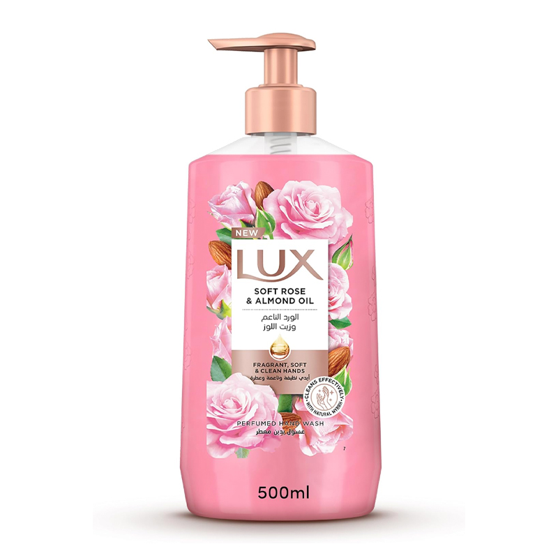 LUX HAND WASH SOFT ROSE 500ML