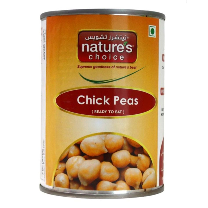 NATURES CHOICE CHICK PEAS 400G CAN