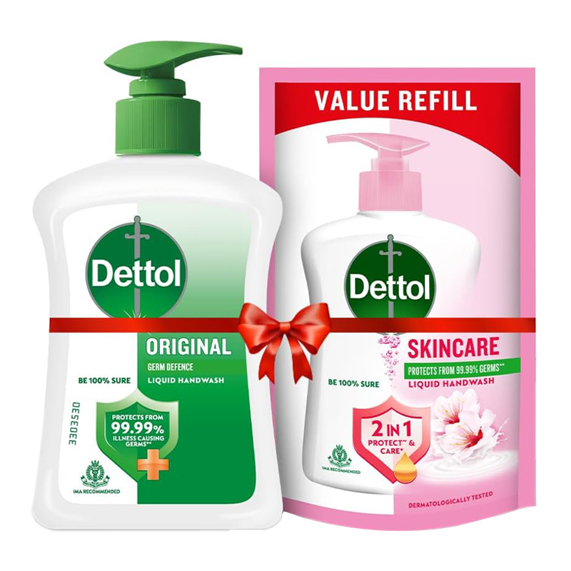 DETTOL HANDWASH 200ML + REFILL 175ML