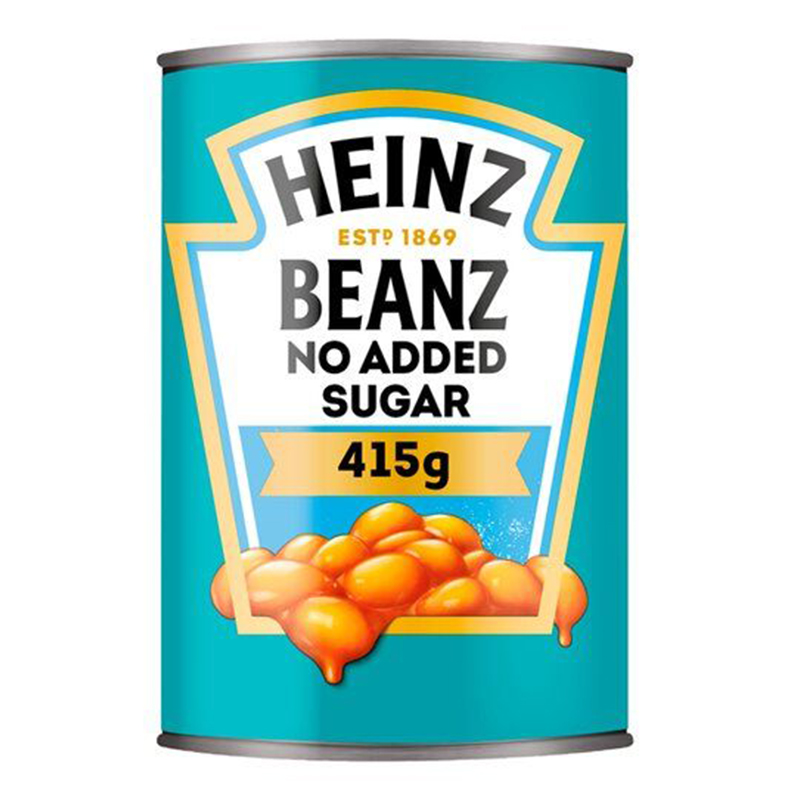 HEINZ BAKED BEANS NO SUGAR ADDED 415G
