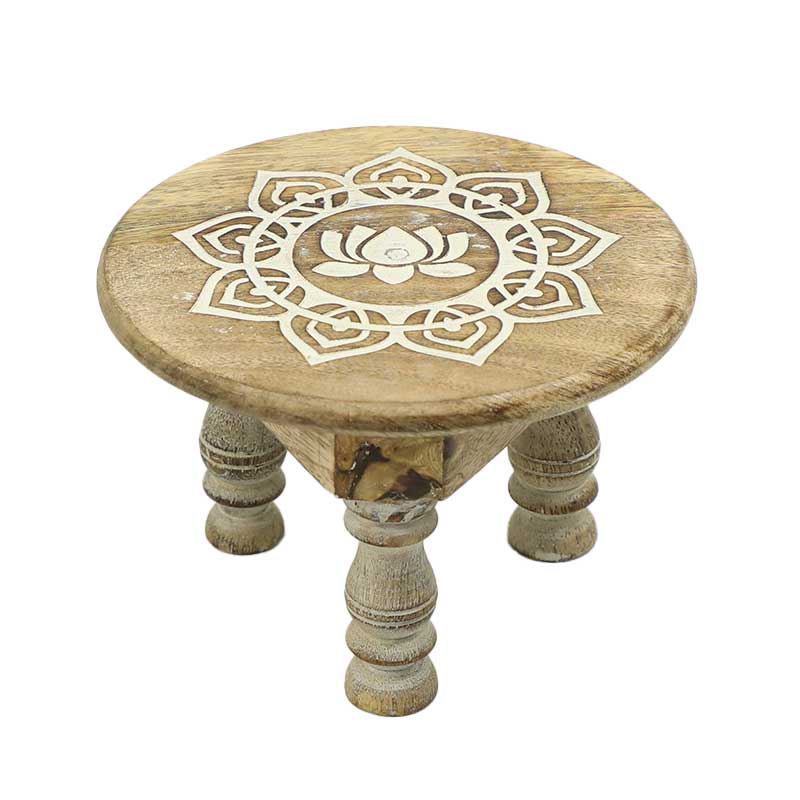 MADHOOR WOODEN STOOL 10X15CM