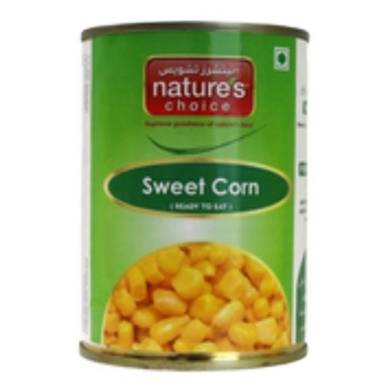 NATURES CHOICE SWEET CORN 400G CAN