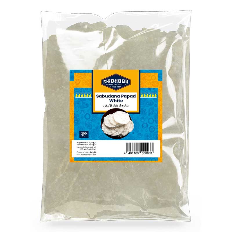 MADHOOR SABUDANA PAPAD 200GM
