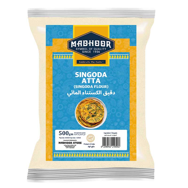 MADHOOR SINGODA ATTA 500GM