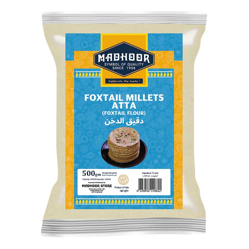MADHOOR FOXTAIL MILLETS ATTA 500GM