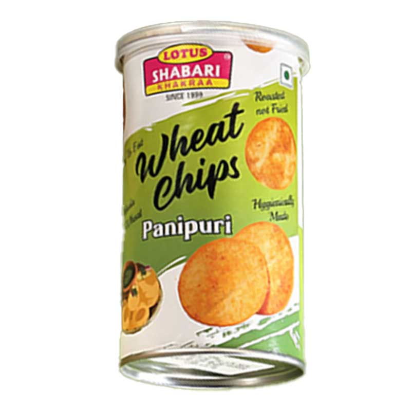 LOTUS PANI PURI WHEAT CHIPS 100GM