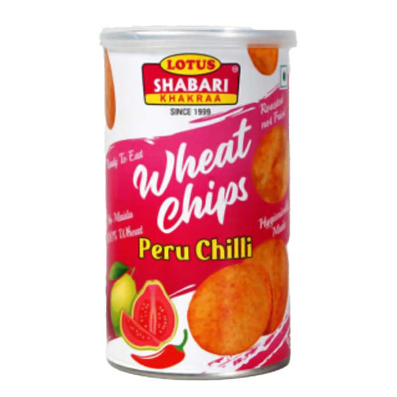 LOTUS PERU CHILLI WHEAT CHIPS 100GM