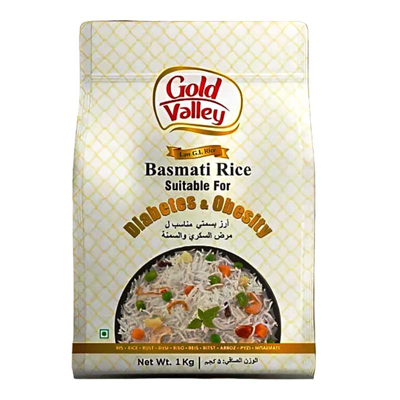 GOLD VALLEY DIABETIC BASMATI RICE 1KG