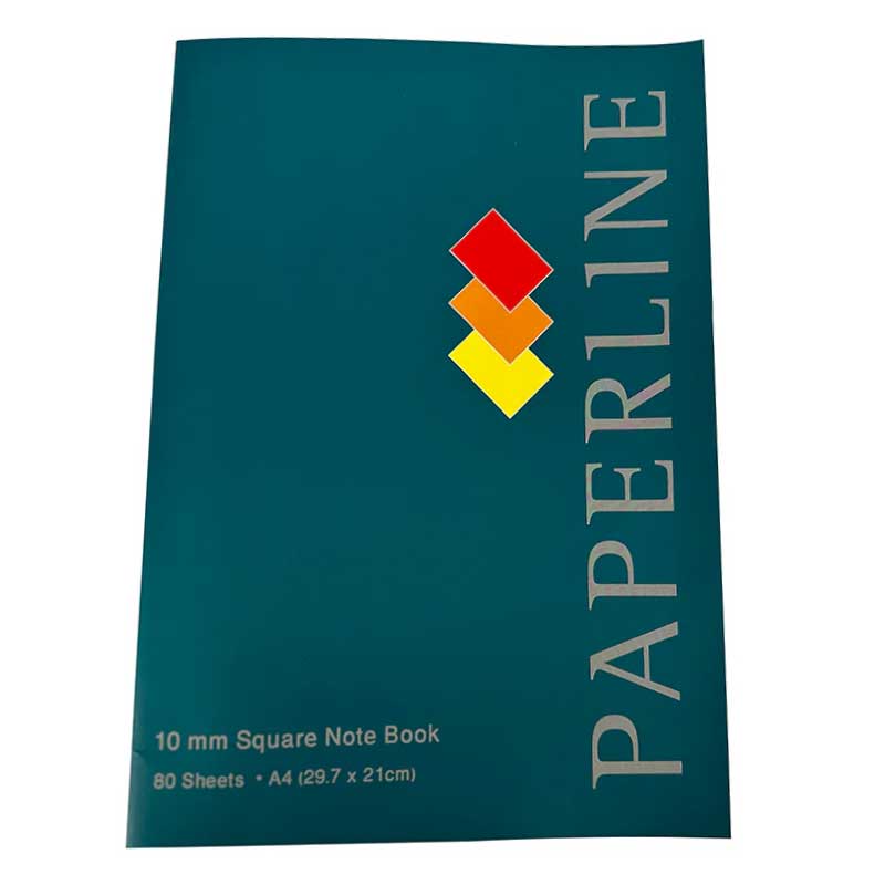 PAPERLINE SQUARE NOTEBOOK 10MM 80SHEETS