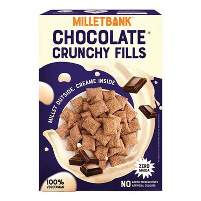 MILLET BANK CHOCOLATE FILLS CEREAL 250GM