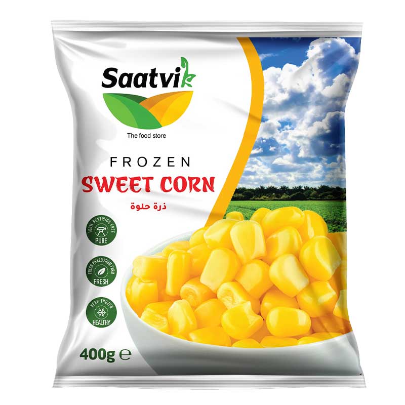 SAATVIK FROZEN SWEET CORN 400GM