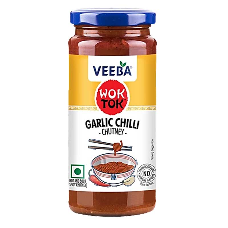 VEEBA GARLIC CHILLI CHUTNEY 320GM