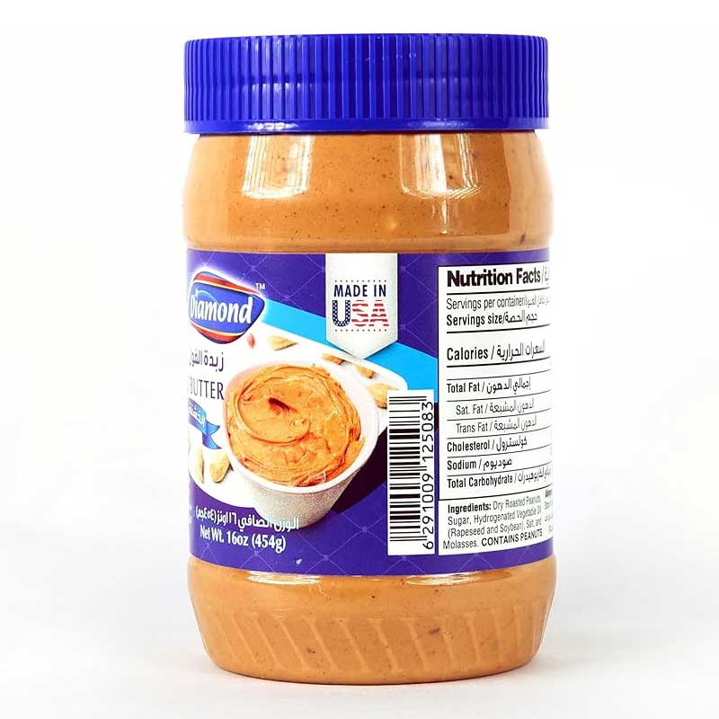 DIAMOND PEANUT BUTTER CRUNCHY 454GM