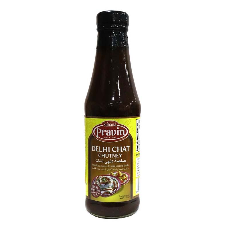 PRAVIN DELHI CHAAT CHUTNEY GLASS BTL 235GM