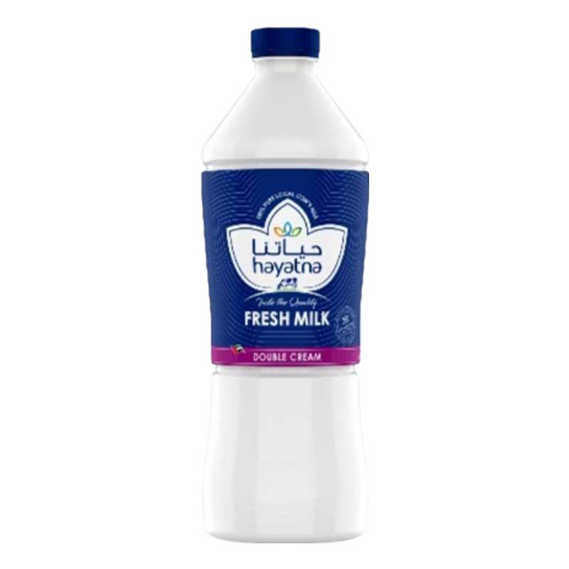 HAYATNA FRESH MILK DOUBLE CREAM 1LTR