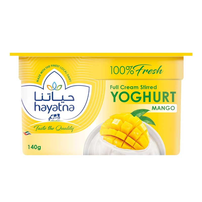 HAYATNA SET YOGHURTS MANGO 140GM