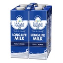 [0100028121] HAYATNA LONG LIFE MILK UHT FULL FAT 4X1LTR