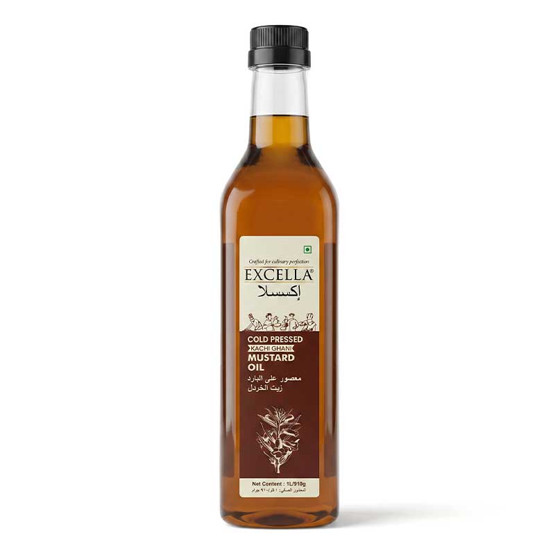 EXCELLA COLD PRESSED MUSTARD OIL 1LTR