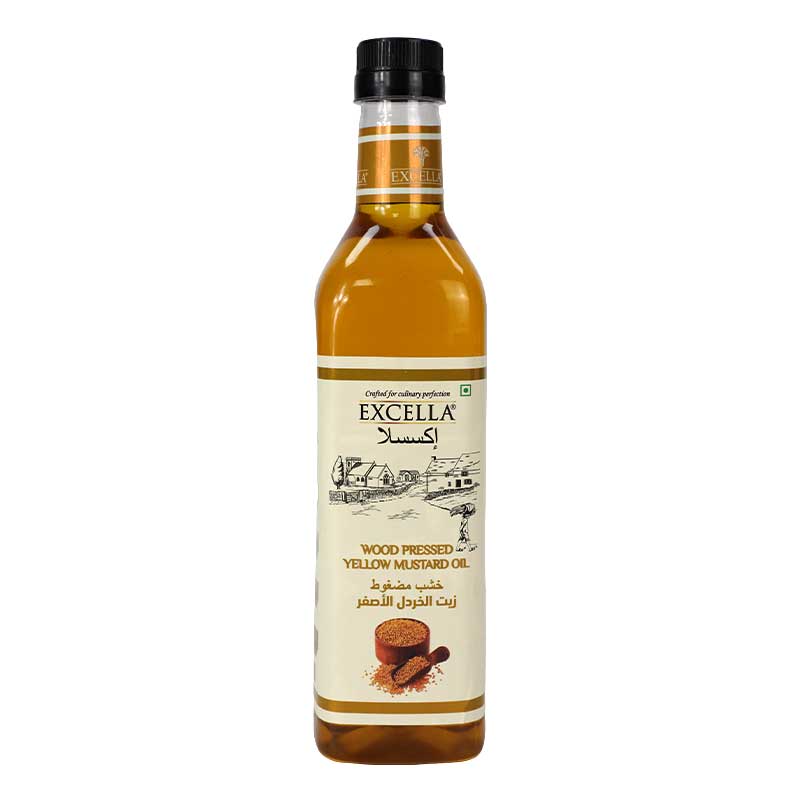EXCELLA WOOD PRESSED YELLOW MUSTARD OIL 1LTR
