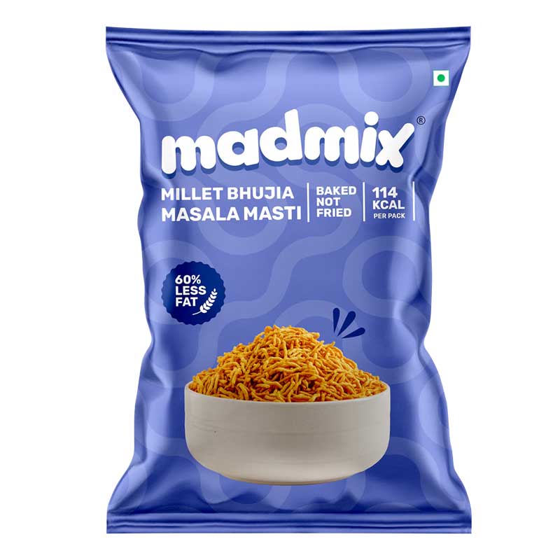 MADMIX JOWAR BHUJIA MASALA MASTI 25GM