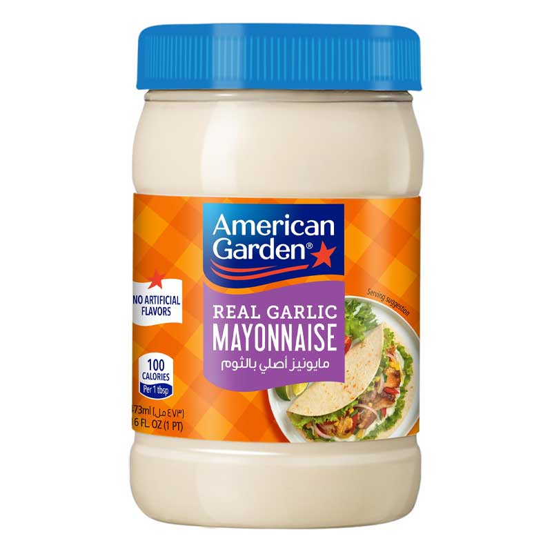 AMERICAN GARDEN MAYONNAISE GARLIC 16OZ