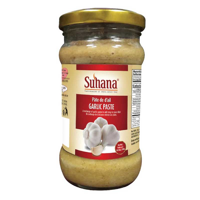 SUHANA GARLIC PASTE GLS BTL 300GM