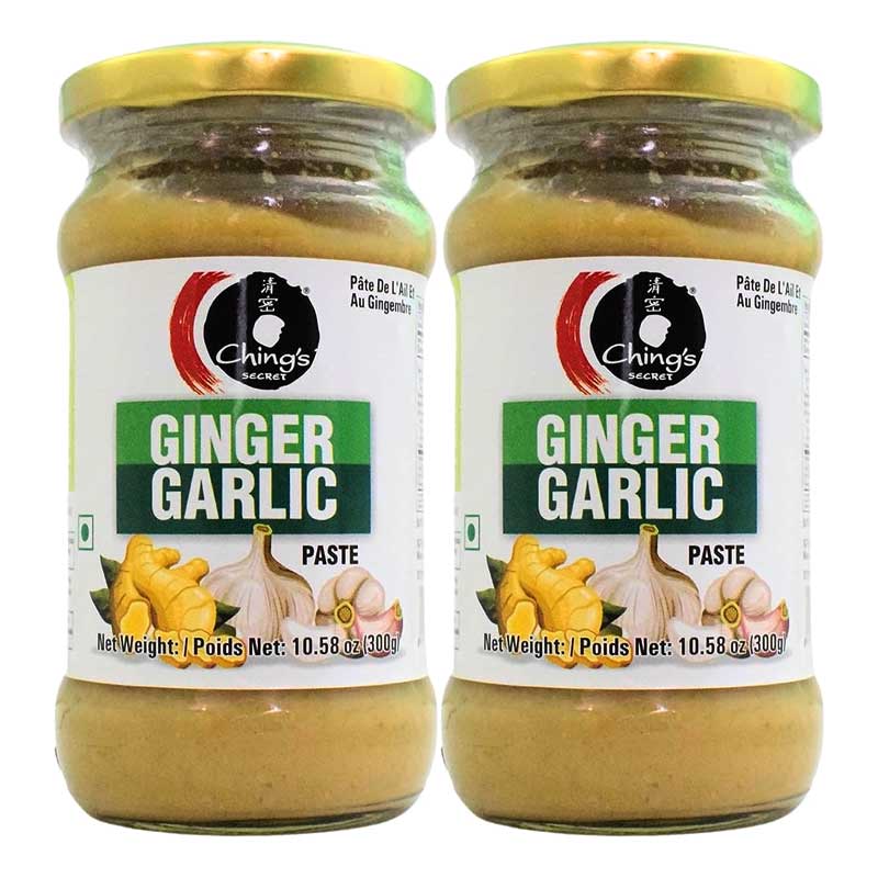 CHINGS GINGER &amp; GARLIC PASTE 2X300GM