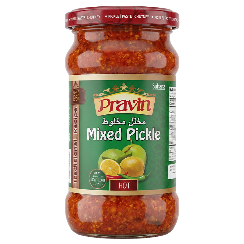 PRAVIN MIXED PICKLE GLASS BTL 300GM