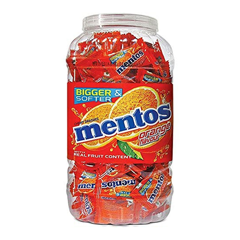 MENTOS ORANGE TOFEE JAR 540GM