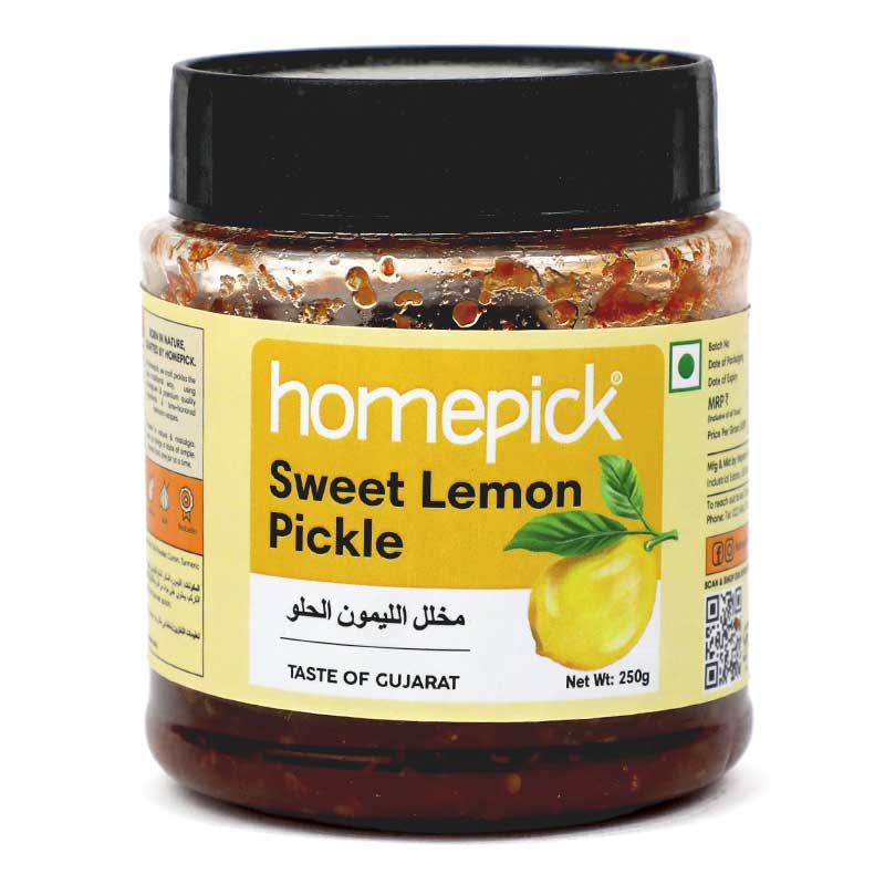 HOMEPICK PICKLE SWEET LEMON 250GM