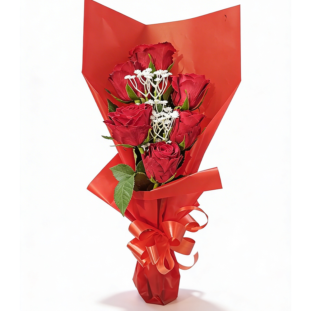 ROSE FLOWER 6PCS